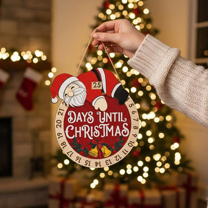 Weihnachtsmann-Countdown-Anhänger