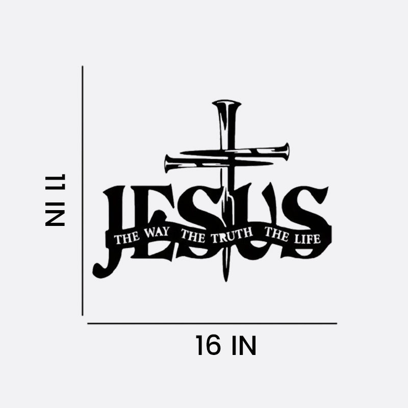 (🎁Letzter Tag 49% OFF)🔥Jesus & Kreuz Design Wandkunst - ⌛Limited Handmade Series