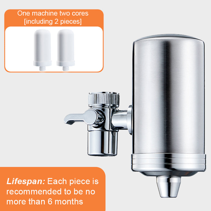 🔥 Installationsfreier Wasserfilter für Haushaltsarmaturen aus Edelstahl