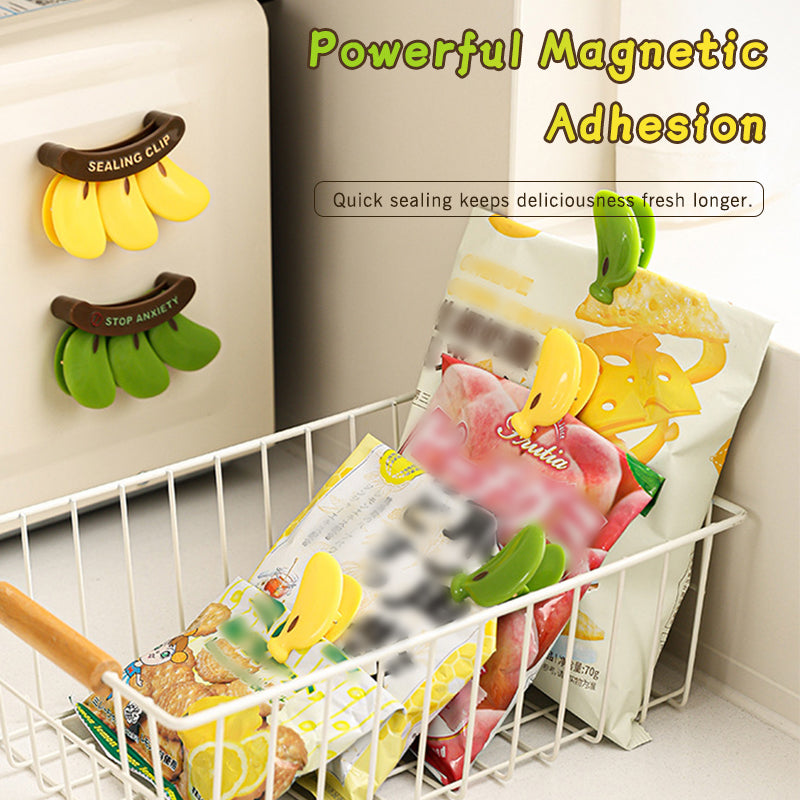 🍌 Magnetischer Bananenverschlussclip – Frische mit Spaß und ohne Stress