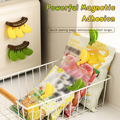 🍌 Magnetischer Bananenverschlussclip – Frische mit Spaß und ohne Stress