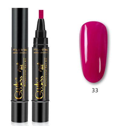 Ein-Schritt-Kleber Drei-in-Eins-Nagellack-Gelstift