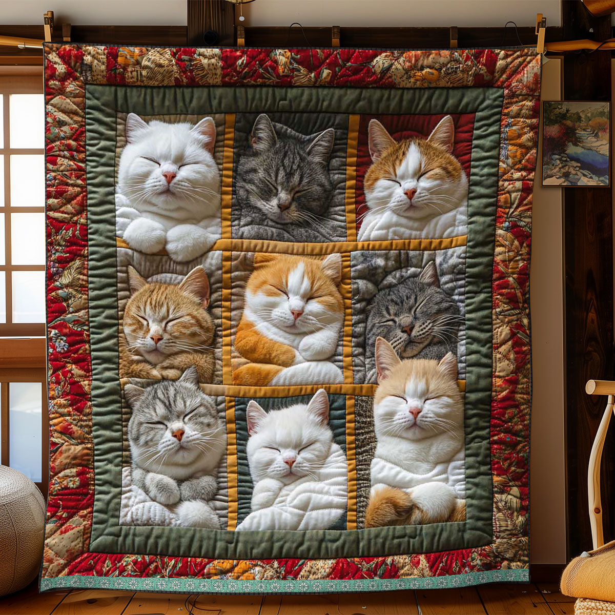 Schlafende Royal Cat-Decke