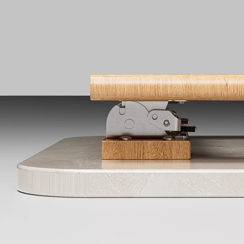 Schwerlast-Klappbügel mit 90°-Verriegelung - platzsparende Stahlscharniere