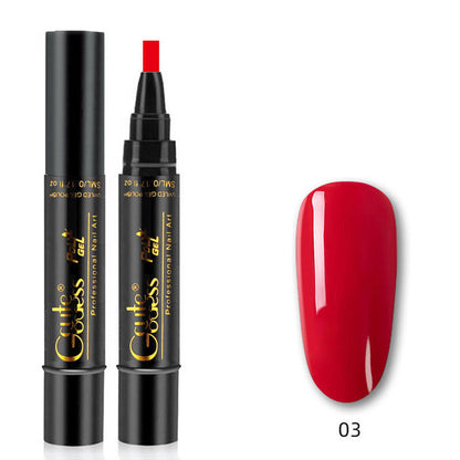 Ein-Schritt-Kleber Drei-in-Eins-Nagellack-Gelstift