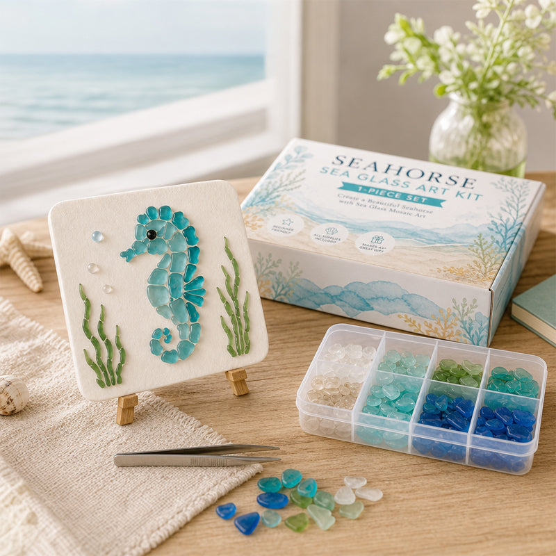Hol dir die beruhigende Meeresbrise nach Hause 🌊 DIY Meerglas-Kunstset