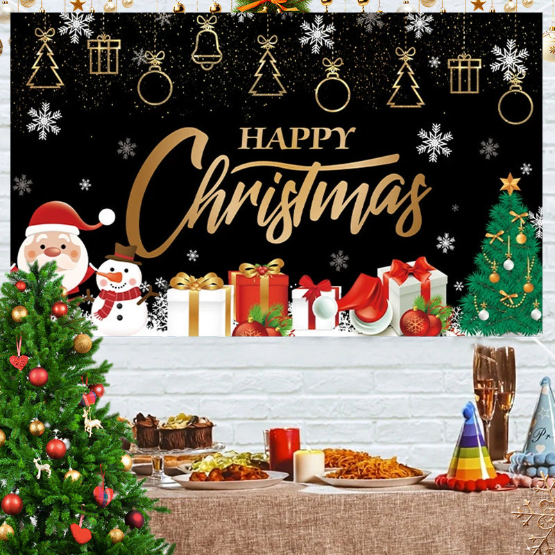 Szenenanordnung Weihnachtsgartendekoration