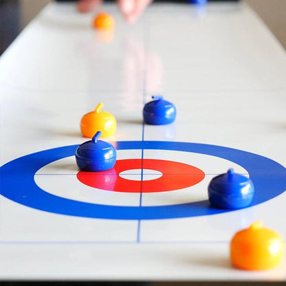 🎅Weihnachten feiern💯2025 Neues Tisch-Curling-Spiel für die ganze Familie