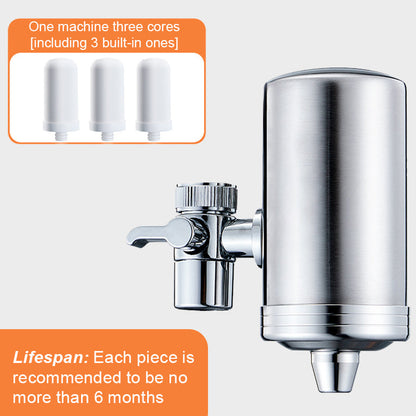 🔥 Installationsfreier Wasserfilter für Haushaltsarmaturen aus Edelstahl