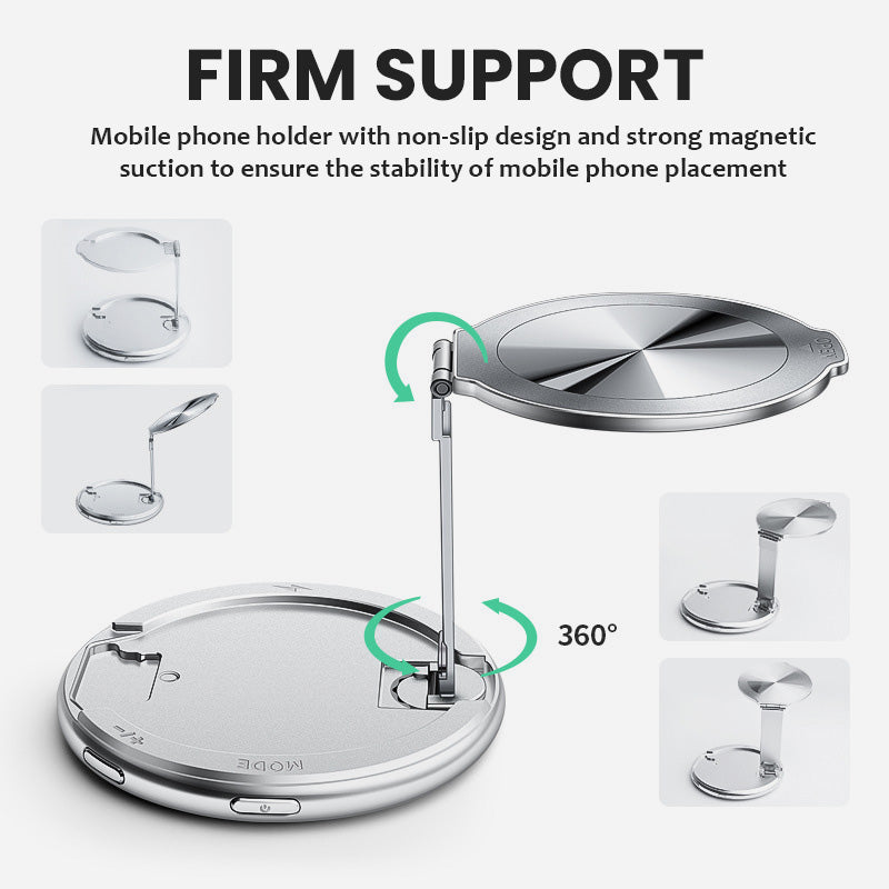 🌟 Vier-in-Eins Magnetischer Make-up Spiegelständer — Fixiere deine Schönheit, erleuchte jeden Moment! ✨