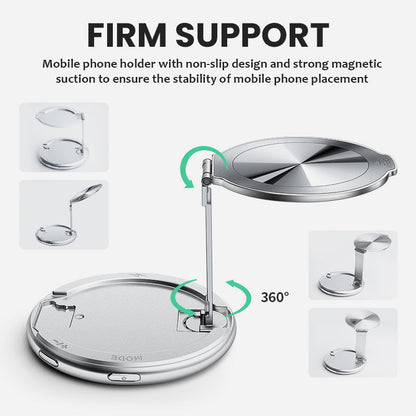 🌟 Vier-in-Eins Magnetischer Make-up Spiegelständer — Fixiere deine Schönheit, erleuchte jeden Moment! ✨