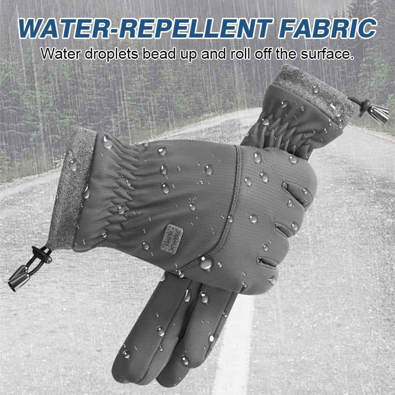 Winterfleece-gefütterte, wasserdichte Touchscreen-Handschuhe