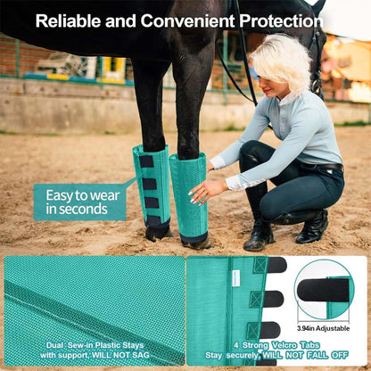 Atmungsaktive Mesh-Pferdefliegenschutz-Leggings 🐎✨