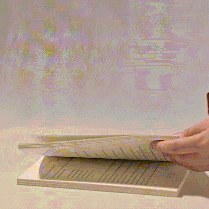 Personalisiertes magnetisches Lesezeichen aus Leder mit Stifthalter