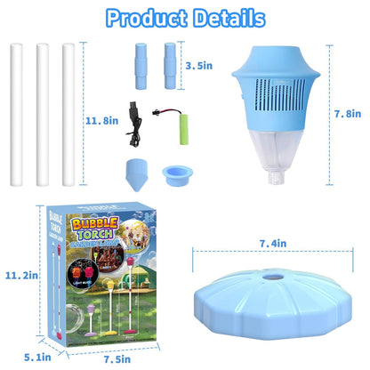 🏆#1 Bestseller - 🫧 Automatischer Stand-Seifenblasenmacher – Erzeuge in Sekundenschnelle einen magischen Seifenblasensturm✨