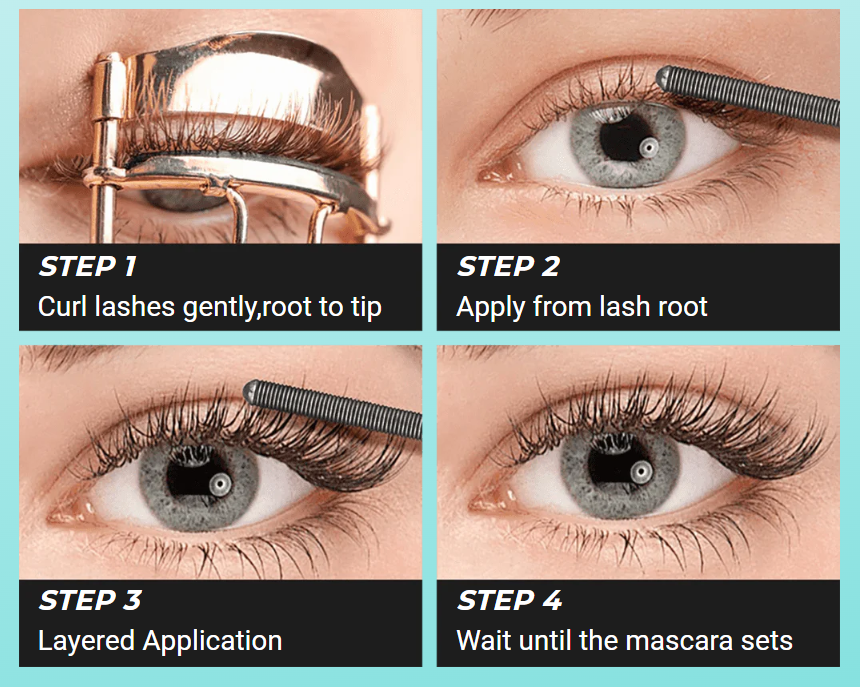 Mascara für lange, dichte Wimpern