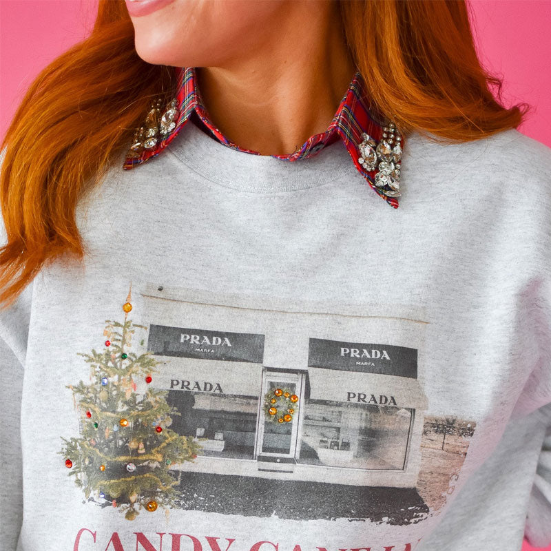 🎄 ✨Abnehmbarer Kragen mit rotem Weihnachtskaro und Strass