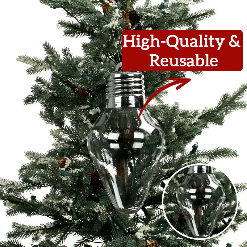 Weihnachtslichter-Geschenkglas