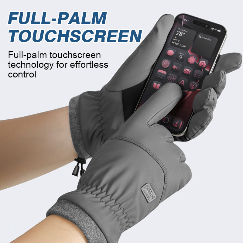 Winterfleece-gefütterte, wasserdichte Touchscreen-Handschuhe