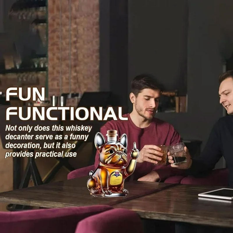 🥃Kreativ geformte Whiskyflasche