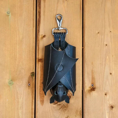 🔥 Leder-Fledermaus-Münzbeutel