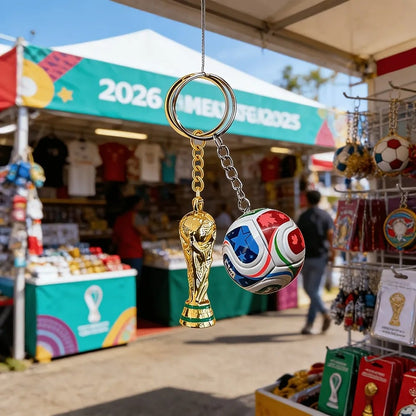 FIFA Fußball-Weltmeisterschaft 2026 USA-MEX-CAN Schlüsselanhänger: Trage den Geist des Spiels überall hin ✨