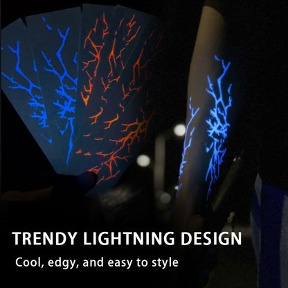 🔥 Lightning Glow-in-the-Dark Tattoo Aufkleber