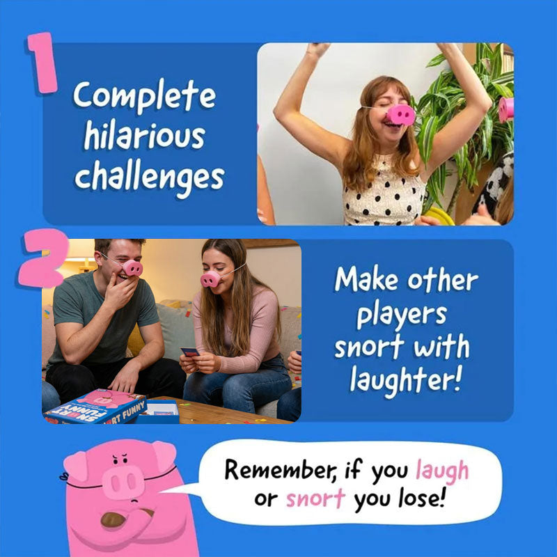 Zum Totlachen: Das Partyspiel "Lachen und Verlieren" 🐷😂
