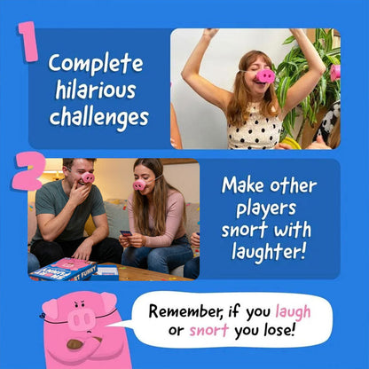Zum Totlachen: Das Partyspiel "Lachen und Verlieren" 🐷😂