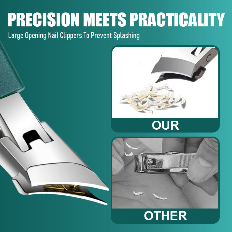 Nagelknipser mit großer Öffnung, um Spritzer zu vermeiden