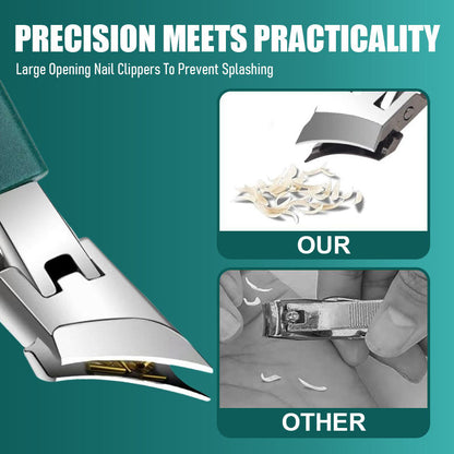 Nagelknipser mit großer Öffnung, um Spritzer zu vermeiden