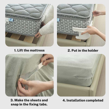 Unsichtbarer Bettlakenfixierer – Sorgen Sie dafür, dass Ihre Bettlaken wie neu aussehen!/Invisible bed sheet fastener
