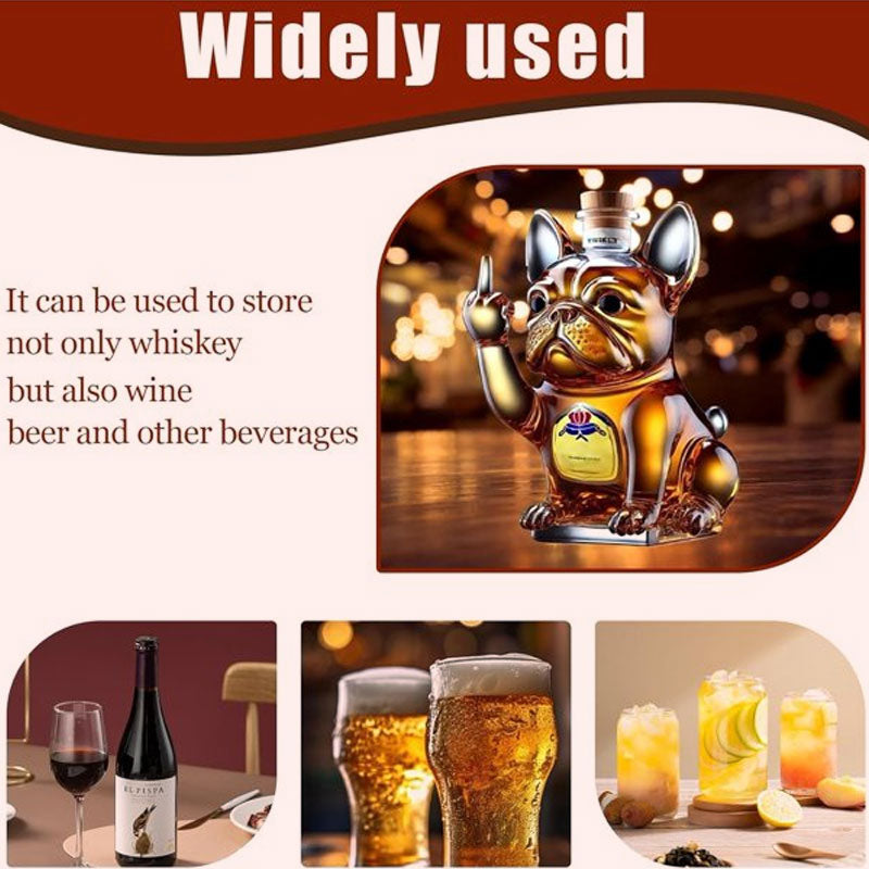 🥃Kreativ geformte Whiskyflasche