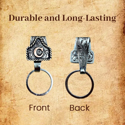 Westlicher Initialen-Schlüsselanhänger