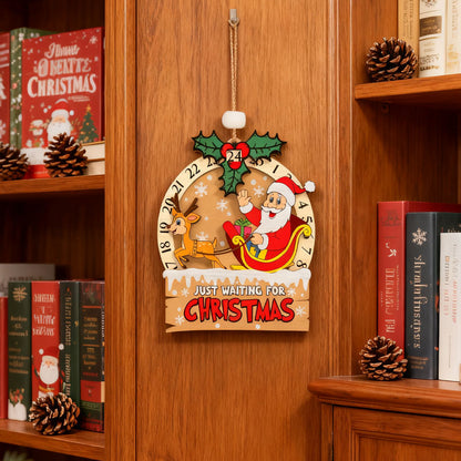 Weihnachtsmann-Countdown-Anhänger