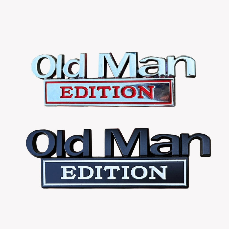 🚗 Old Man Edition-Autoemblem