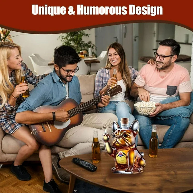 🥃Kreativ geformte Whiskyflasche