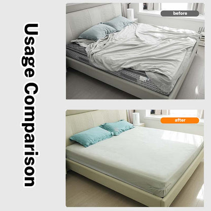 Unsichtbarer Bettlakenfixierer – Sorgen Sie dafür, dass Ihre Bettlaken wie neu aussehen!/Invisible bed sheet fastener