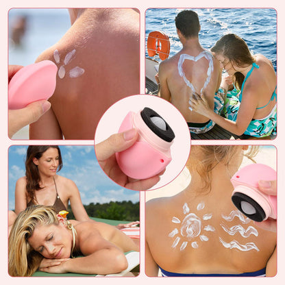 Entfernen des Silikon-Rollapplikators für Creme