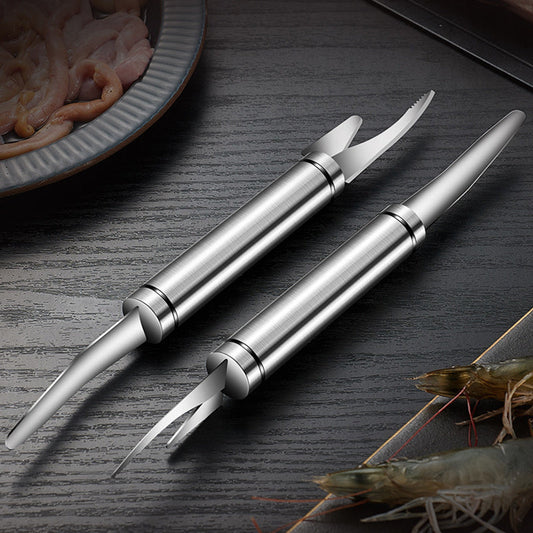 Garnelenschäler und -darm aus Edelstahl