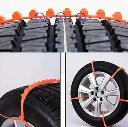 🔥Winter-Sonderangebot 2025🔥Universelle, wiederverwendbare Anti-Rutsch-Reifenketten aus Nylon