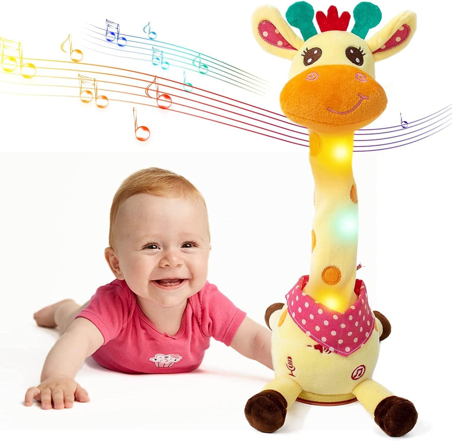 🎉Das meistverkaufte musikalische Giraffenspielzeug – singt, tanzt und wiederholt, was Sie sagen!🦒🎵🗣️