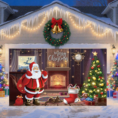 Szenenanordnung Weihnachtsgartendekoration