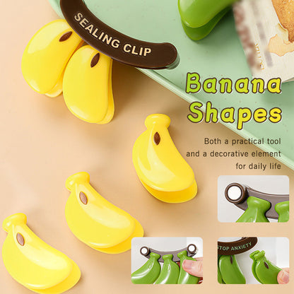 🍌 Magnetischer Bananenverschlussclip – Frische mit Spaß und ohne Stress