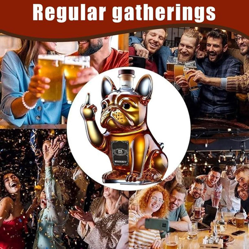 🥃Kreativ geformte Whiskyflasche