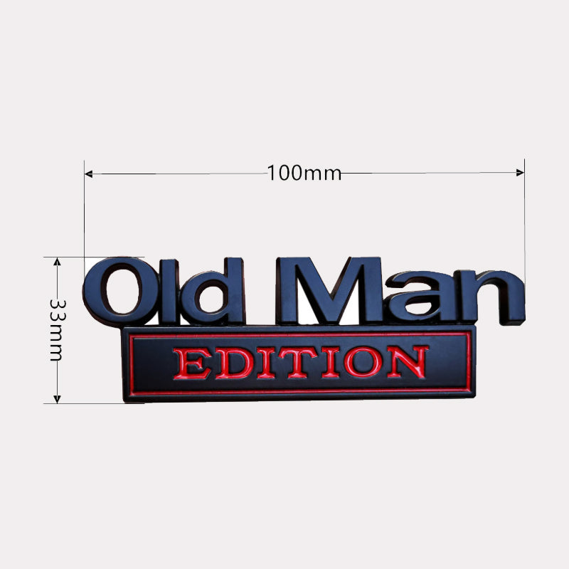 🚗 Old Man Edition-Autoemblem