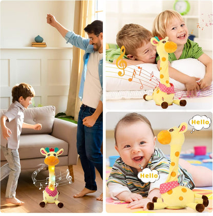 🎉Das meistverkaufte musikalische Giraffenspielzeug – singt, tanzt und wiederholt, was Sie sagen!🦒🎵🗣️