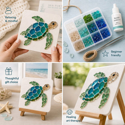 Hol dir die beruhigende Meeresbrise nach Hause 🌊 DIY Meerglas-Kunstset