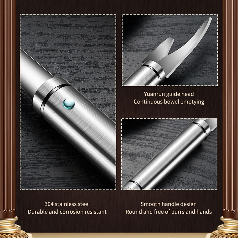 Garnelenschäler und -darm aus Edelstahl