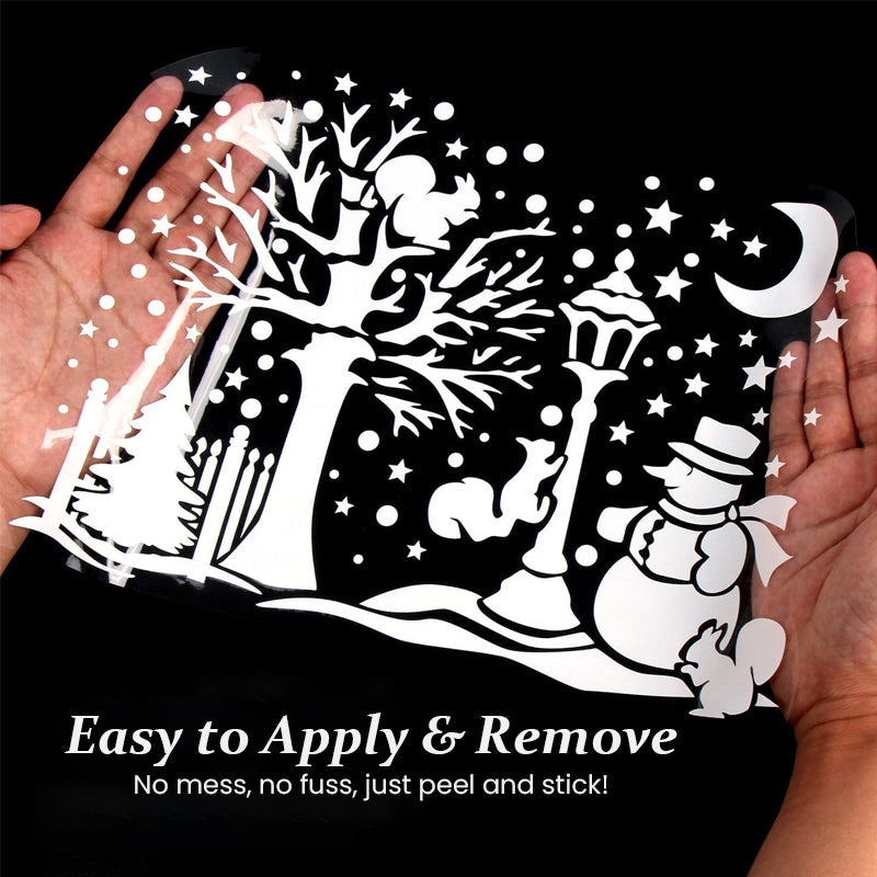 Weihnachtsdorf-Aufkleber